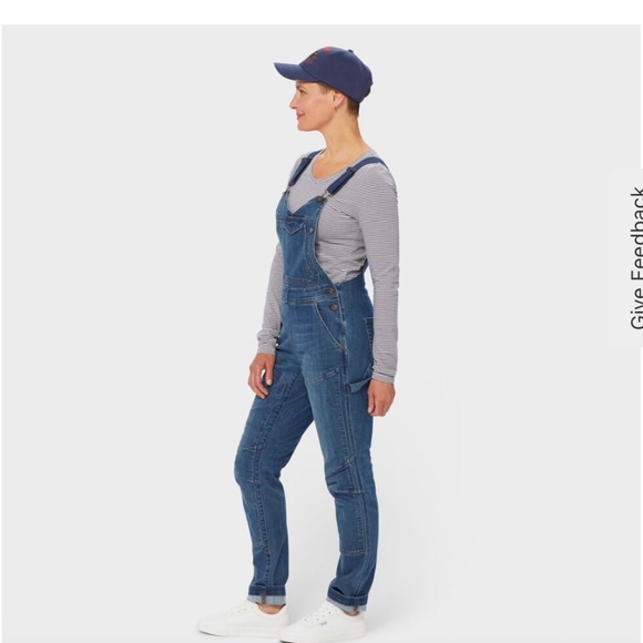 *NWOT* Brand New Duluth Trading Co Overalls for Women. Blue Denim. Size 18 Reg. - Picture 14 of 16